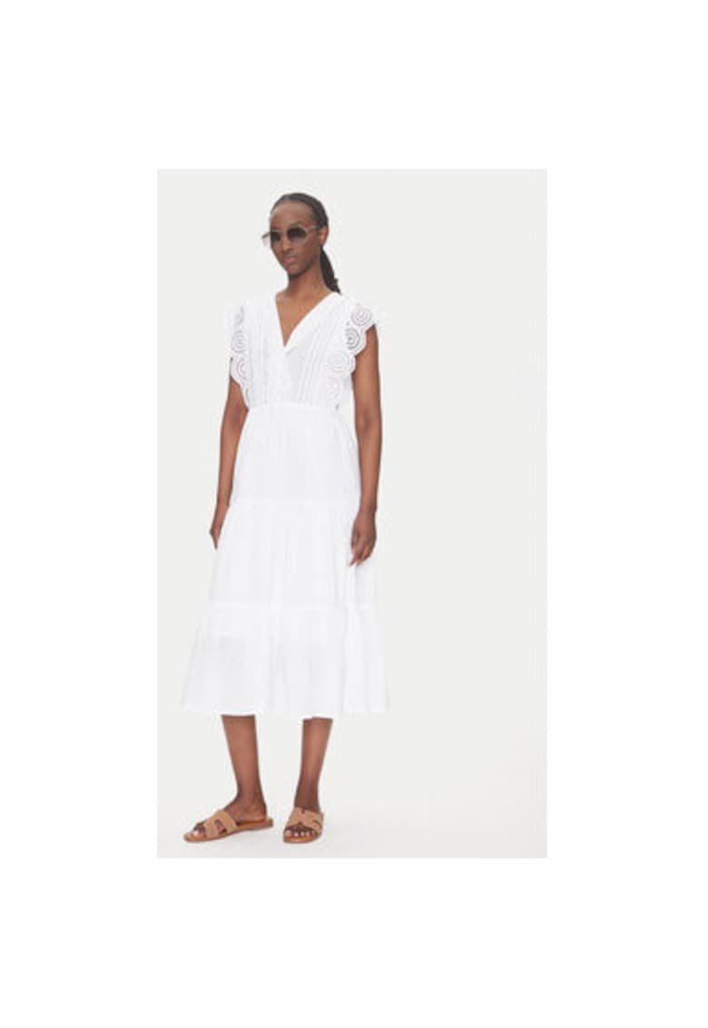 Rochie de vara dama  15350748 - Bumbac - Alb