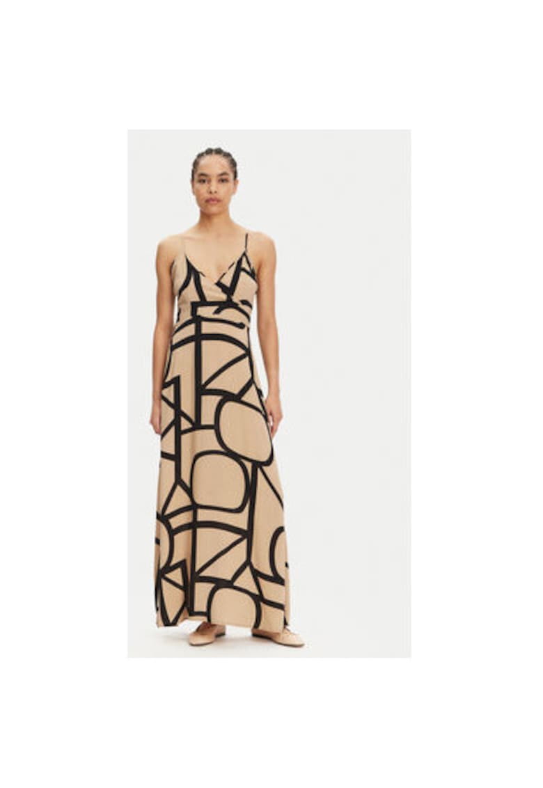 Rochie de vara dama  15317840 - Viscoza - Bej - Bej