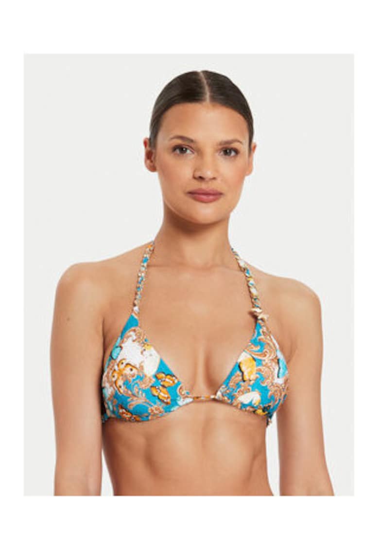 Sutien Triunghi Cu Flori -