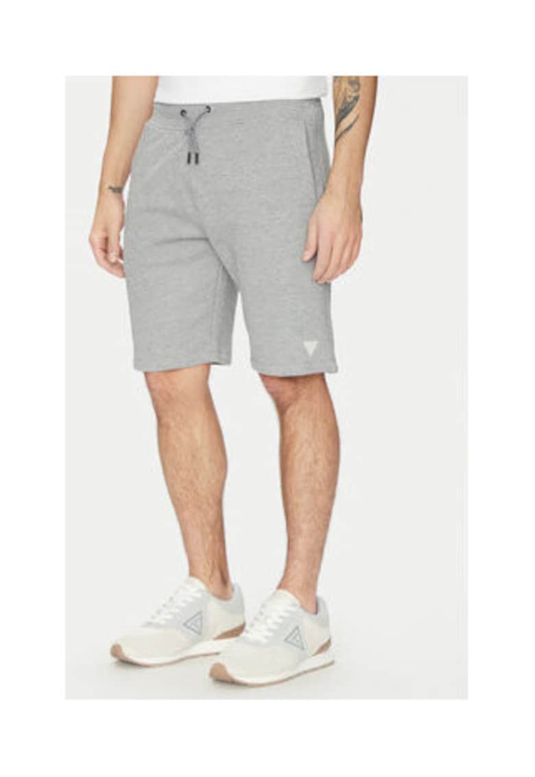 Pantaloni scurti cu logo si snur