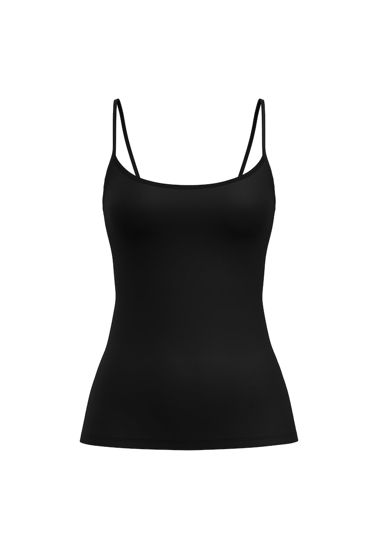 Top cu aspect neted - Negru