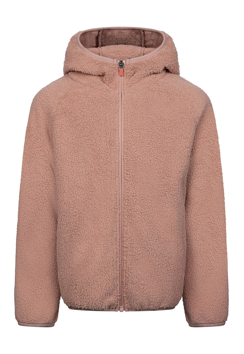 Hanorac din fleece cu fermoar Minally - Piersica