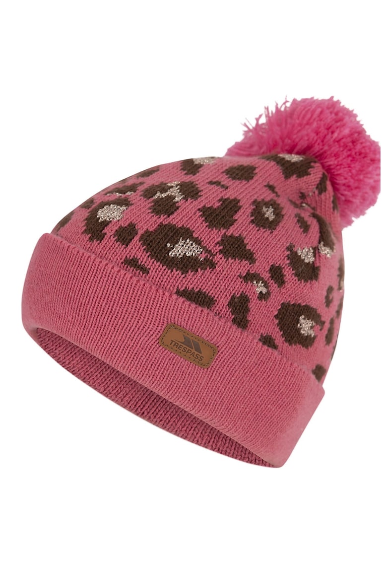 Caciula cu animal print Kaylani - Auriu/Maro/Roz