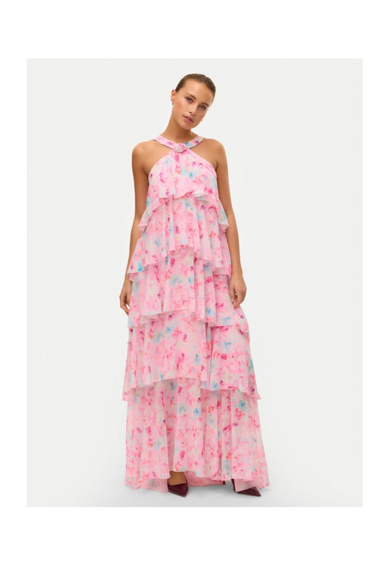 Rochie de seara dama  10295237 - Sintetic - Roz - Roz