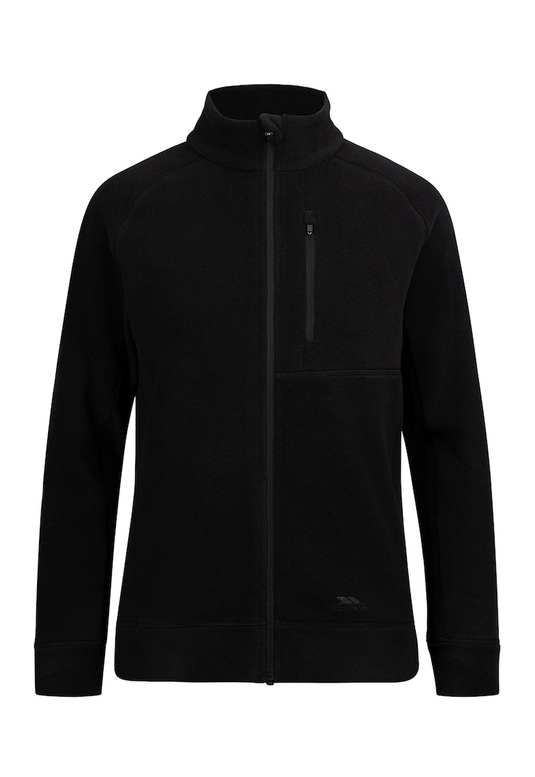 Bluza de trening cu fermoar - Negru