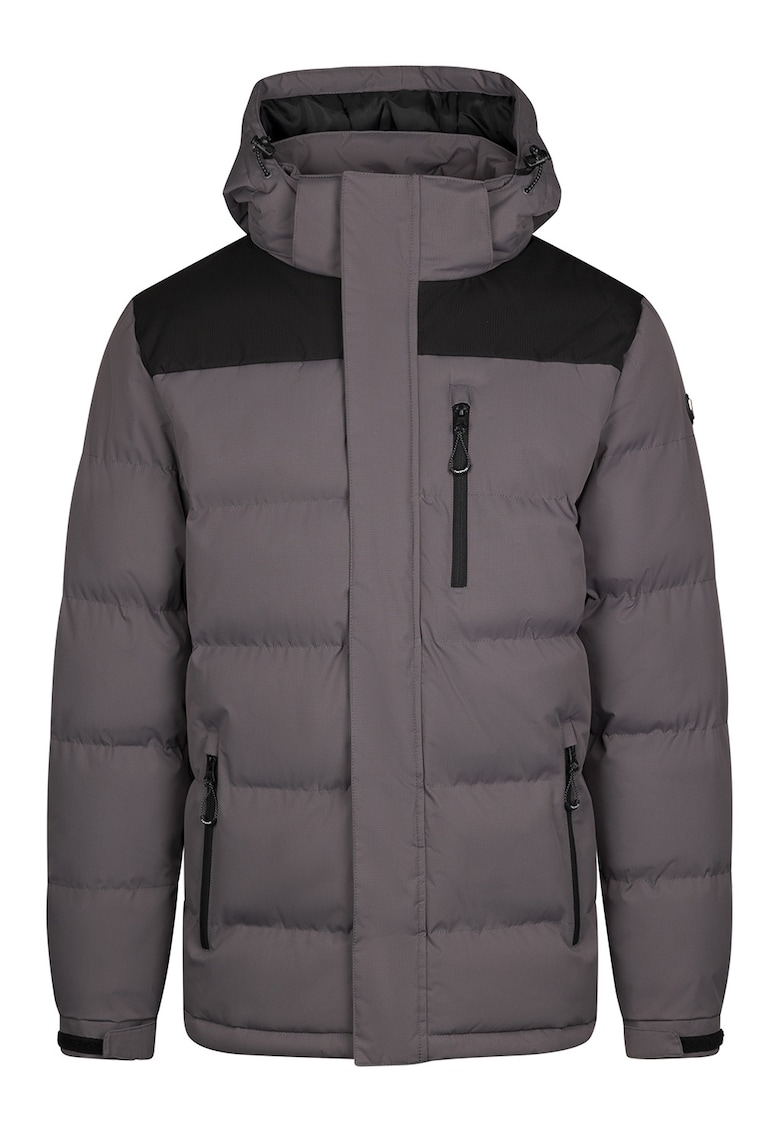 Geaca scurta Ahmor - Negru/Maro taupe