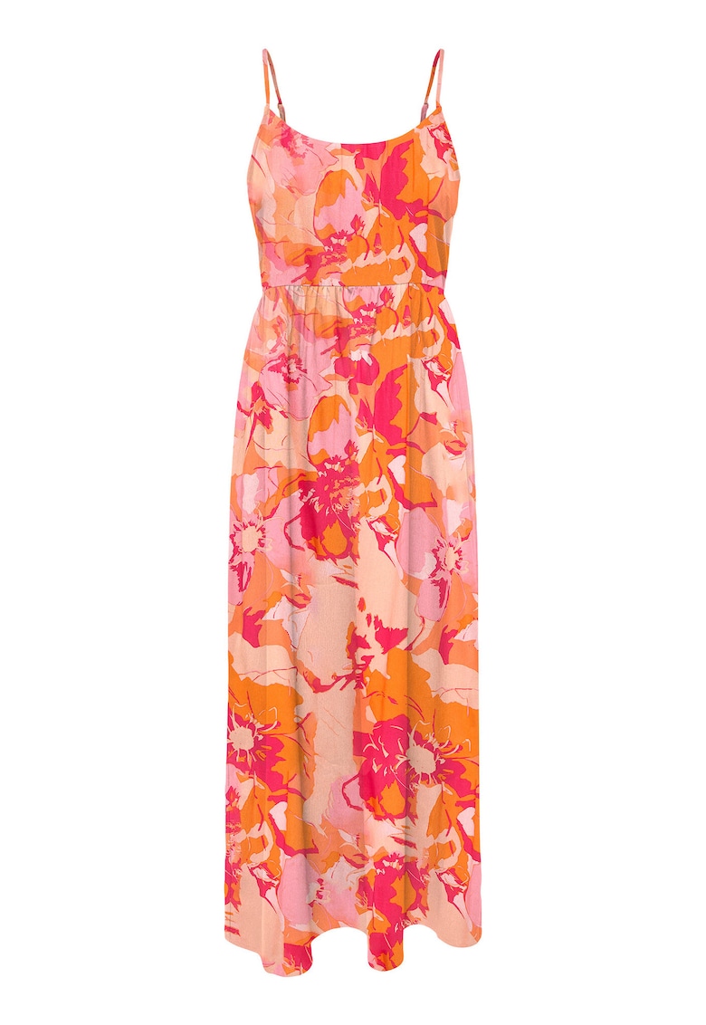 Rochie de vara dama  15347730 - Viscoza - Portocaliu - Portocaliu