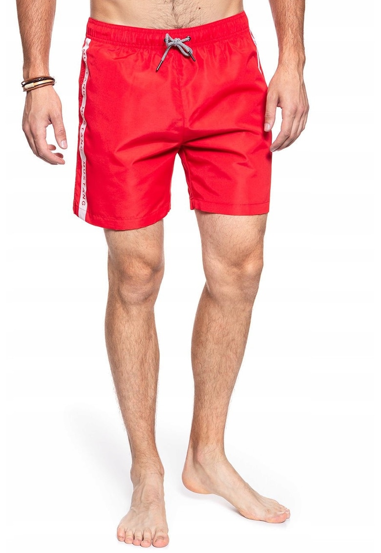 Costum de baie barbati -  Simon - Regular Fit - rosu -