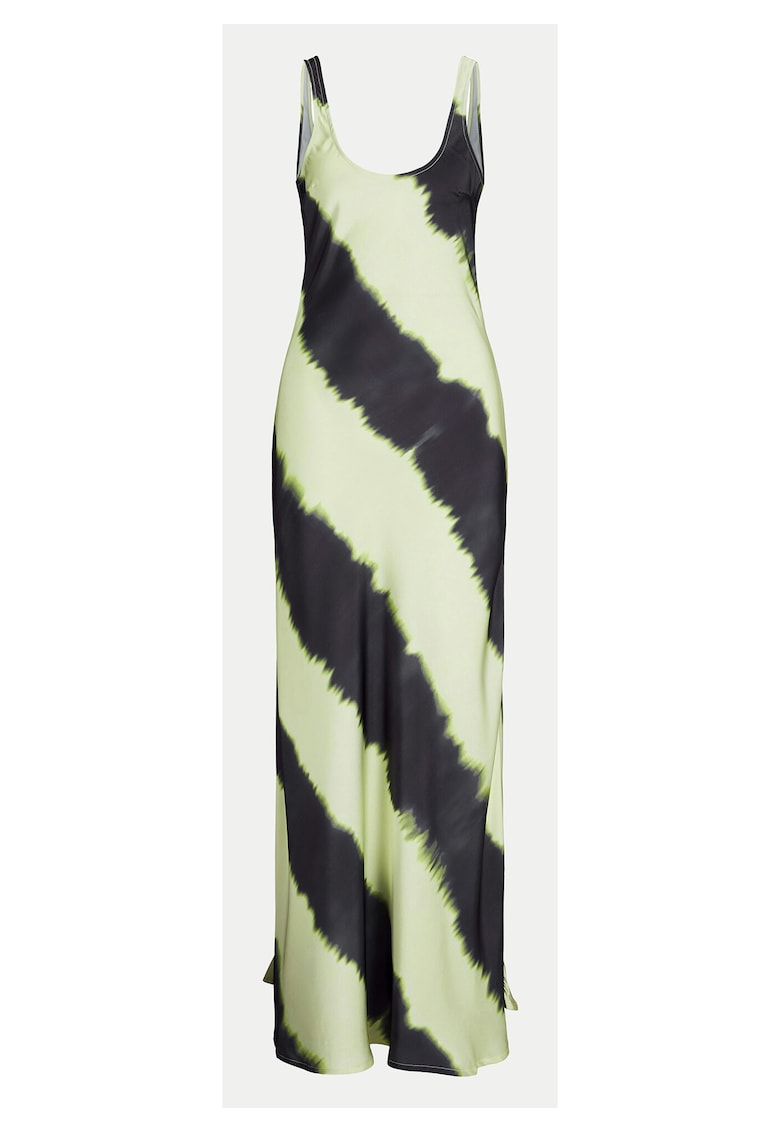 Rochie de vara dama  12270973 - Poliester - Verde/Negru