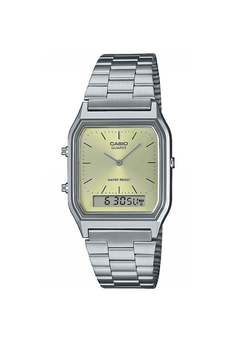 Ceas dama  AQ-230A-9AMQYES Quartz Argintiu - Verde