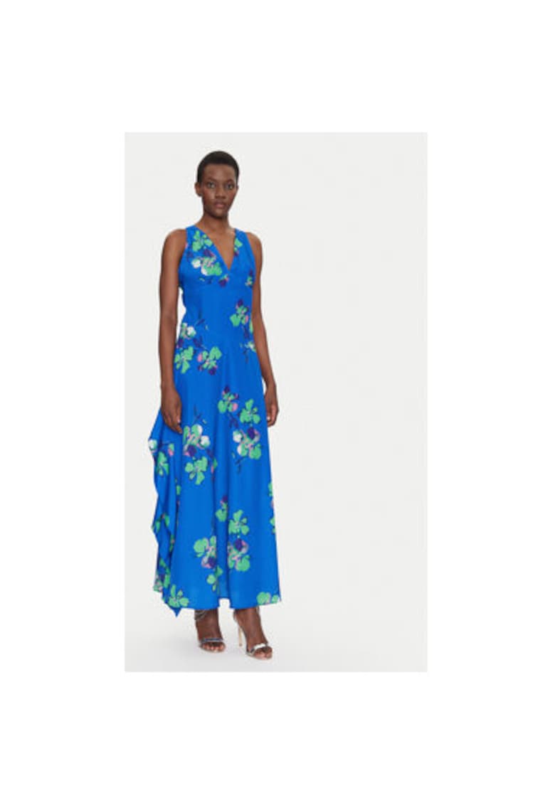 Rochie dama  251-RENZO.F - Poliester - Albastru - Albastru