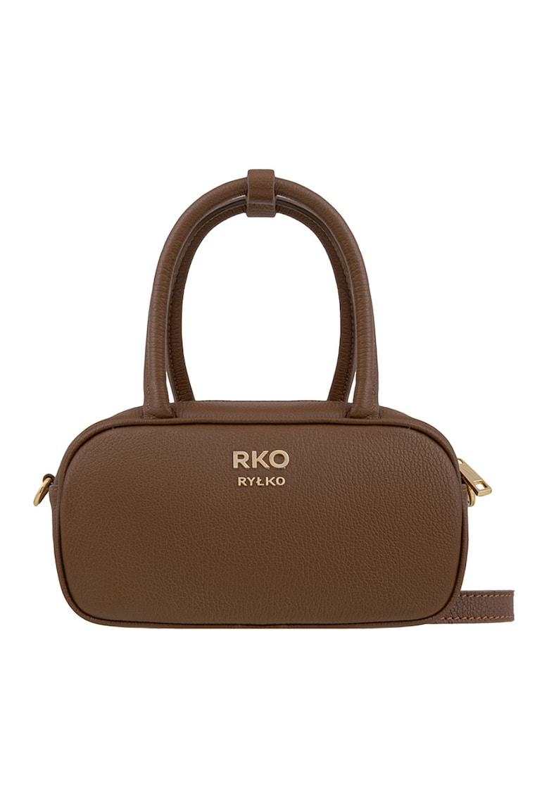 Geanta crossbody de piele - Maro