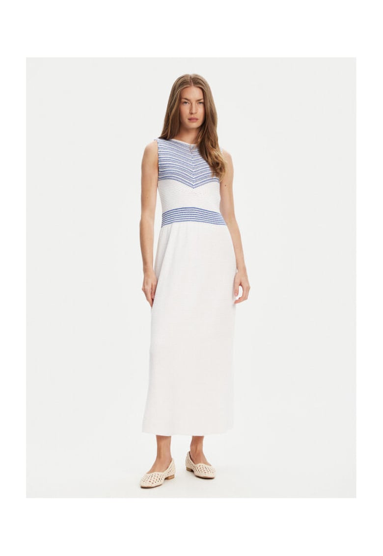 Rochie de vara dama  1194EV02A - Bumbac/Acril - Albastru - Albastru