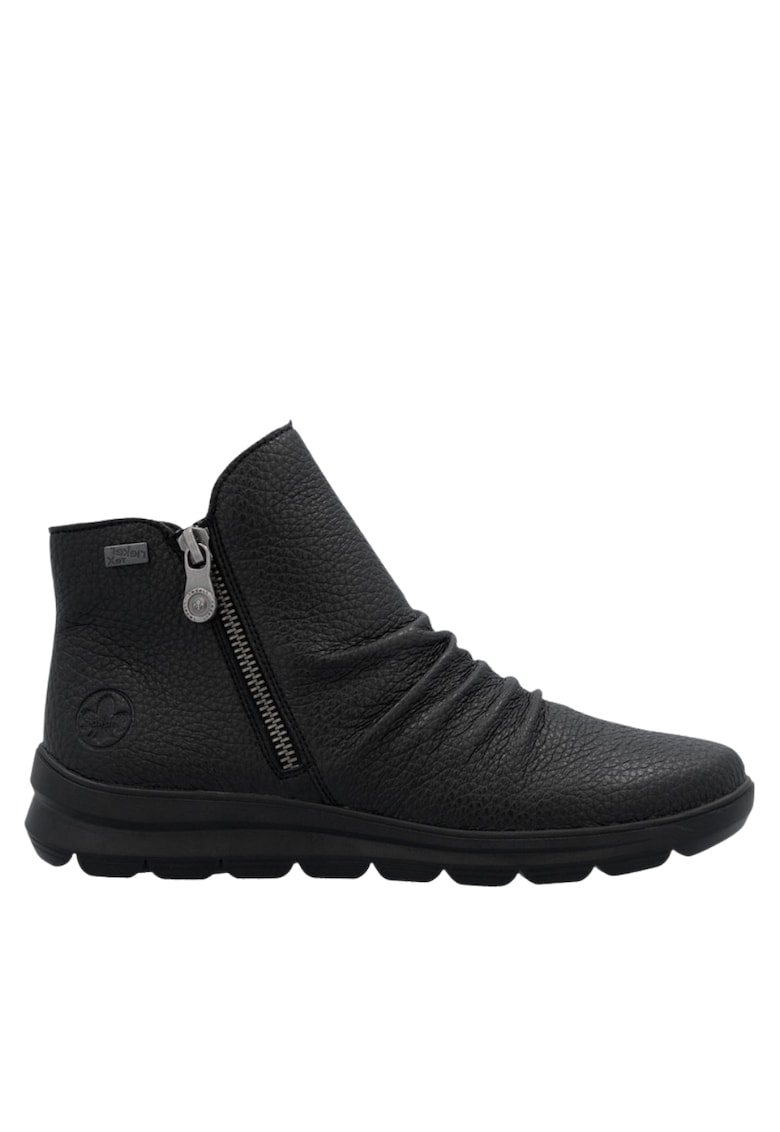 Ghete casual - dama -  Z0056-00 negru - piele naturala - Negru