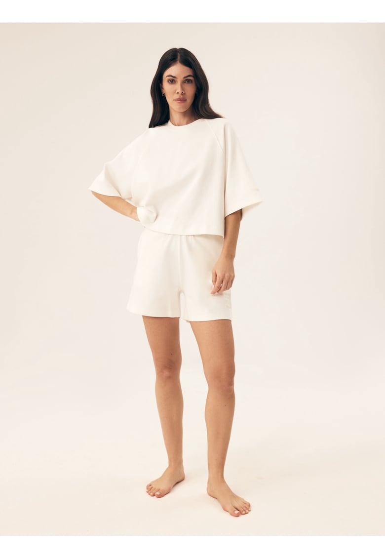 Pantaloni scurti damskie Mavere  Alb crem - Crem