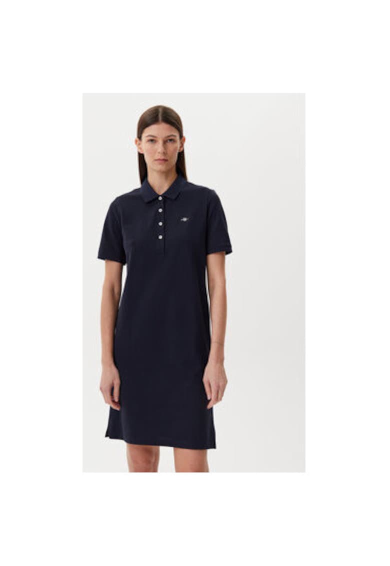 Rochie dama  4201529 - Bumbac - Bleumarin