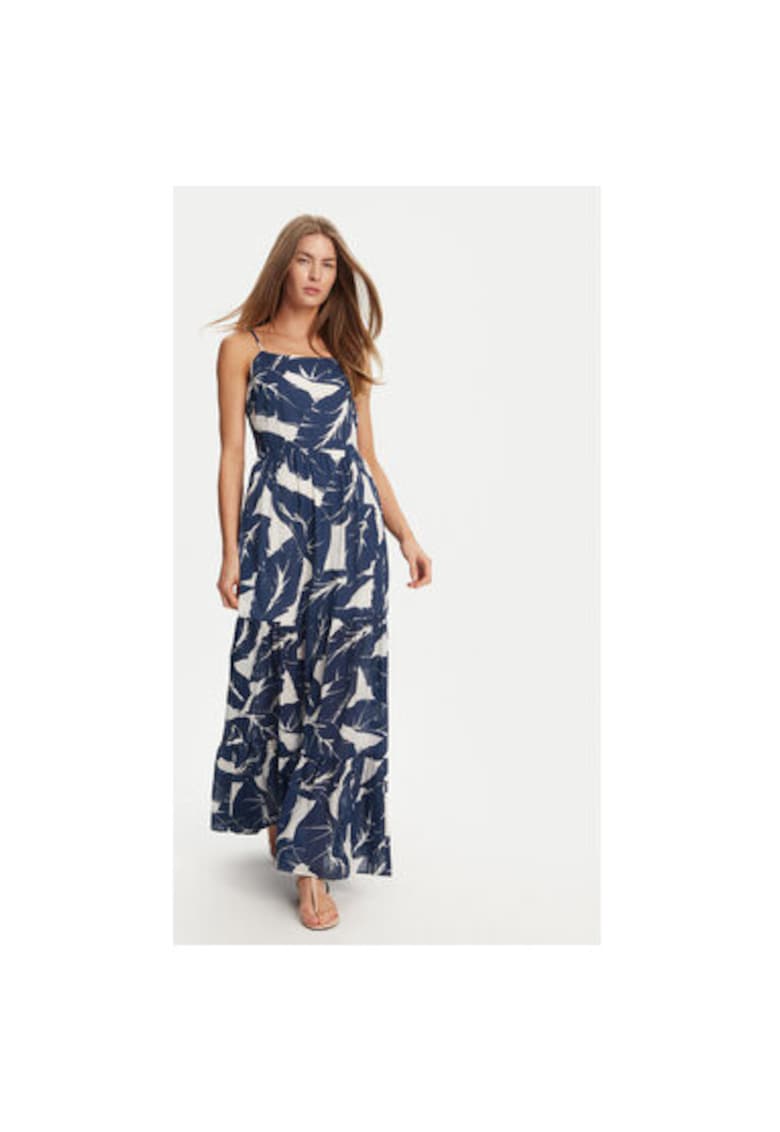 Rochie de vara dama  511FD15021 - Bumbac/Viscoza - Bleumarin - Bleumarin