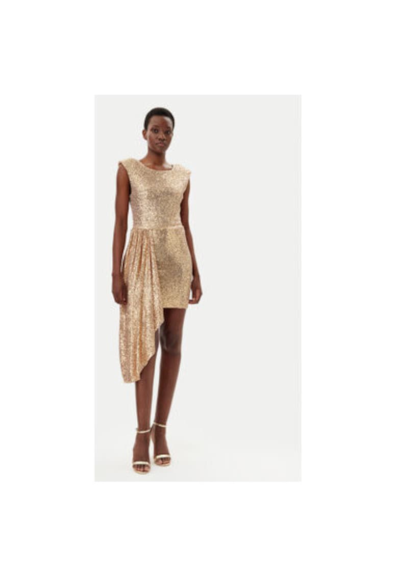 Rochie dama  511FD14008 - Poliester - Auriu - Auriu