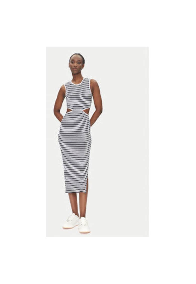 Rochie dama  Emporio Armani - 7W000301 AF12654 - Viscoza/Elastan - Alb/Negru