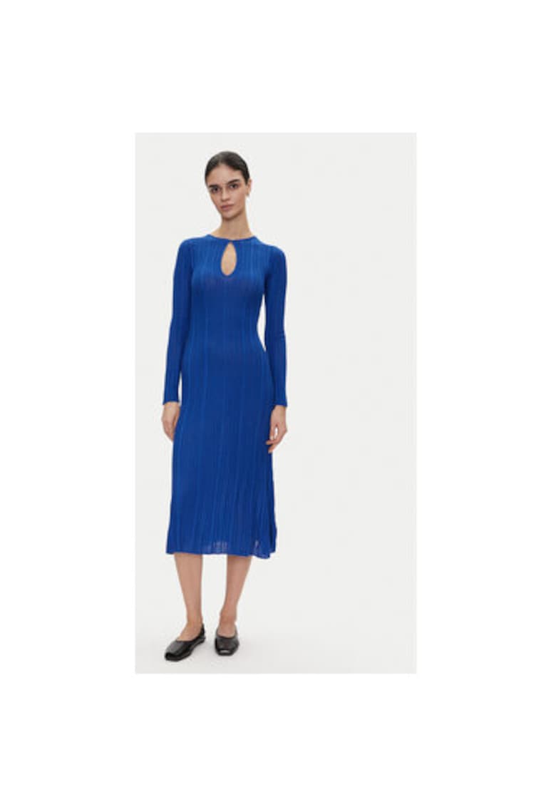 Rochie dama  PL953642 - Poliester/Viscoza - Albastru - Albastru