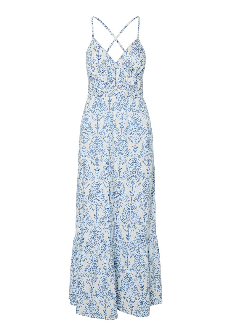 Rochie de vara dama  26036881 - Bumbac organic - Albastru deschis