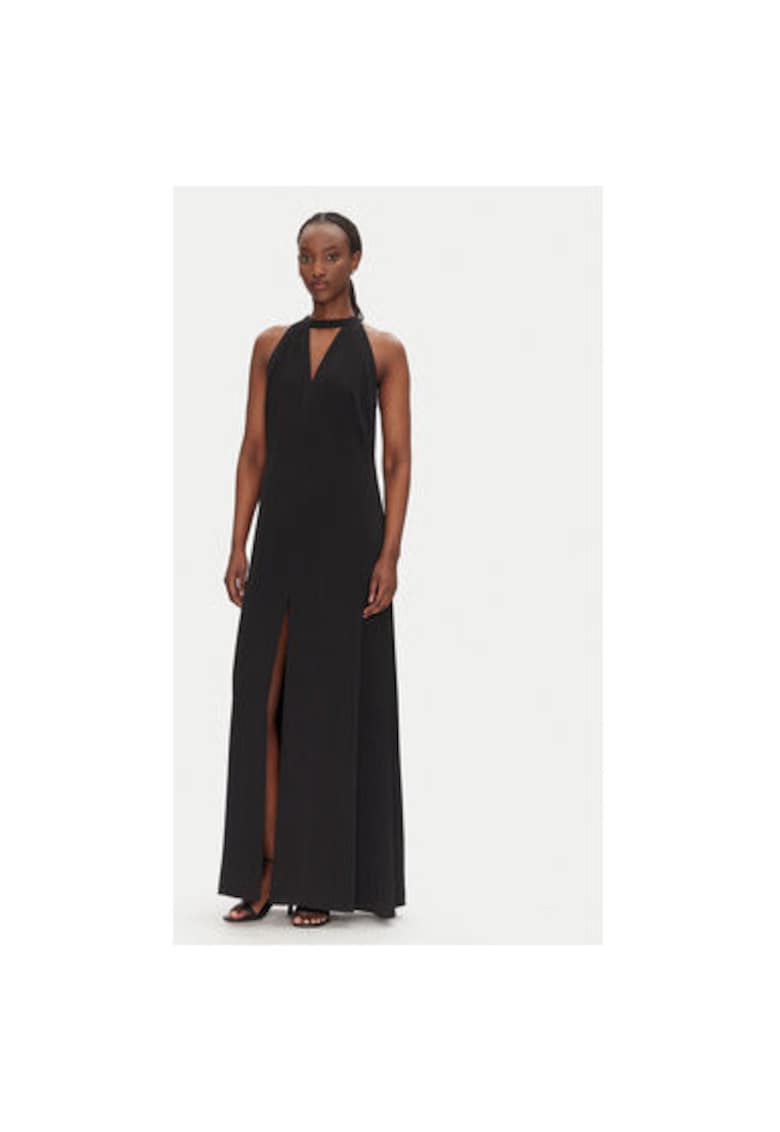 Rochie dama  53-3388 - Poliester - Negru - Negru