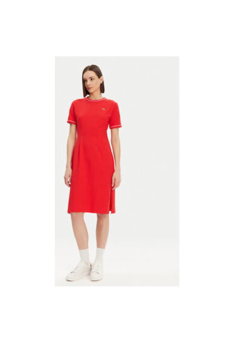 Rochie dama  EF9988 - Bumbac - Rosu - Rosu