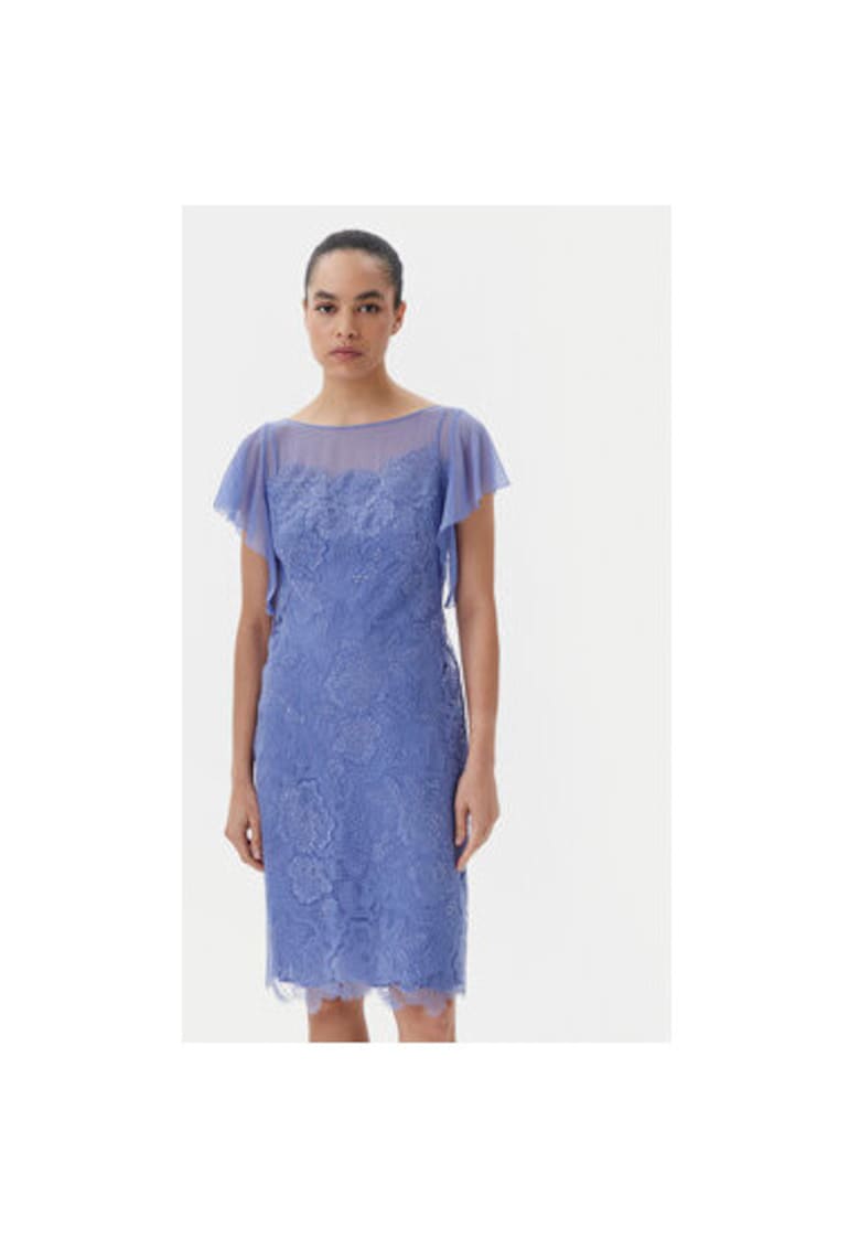 Rochie dama  541685 PANIERE - Matase - Albastru - Albastru