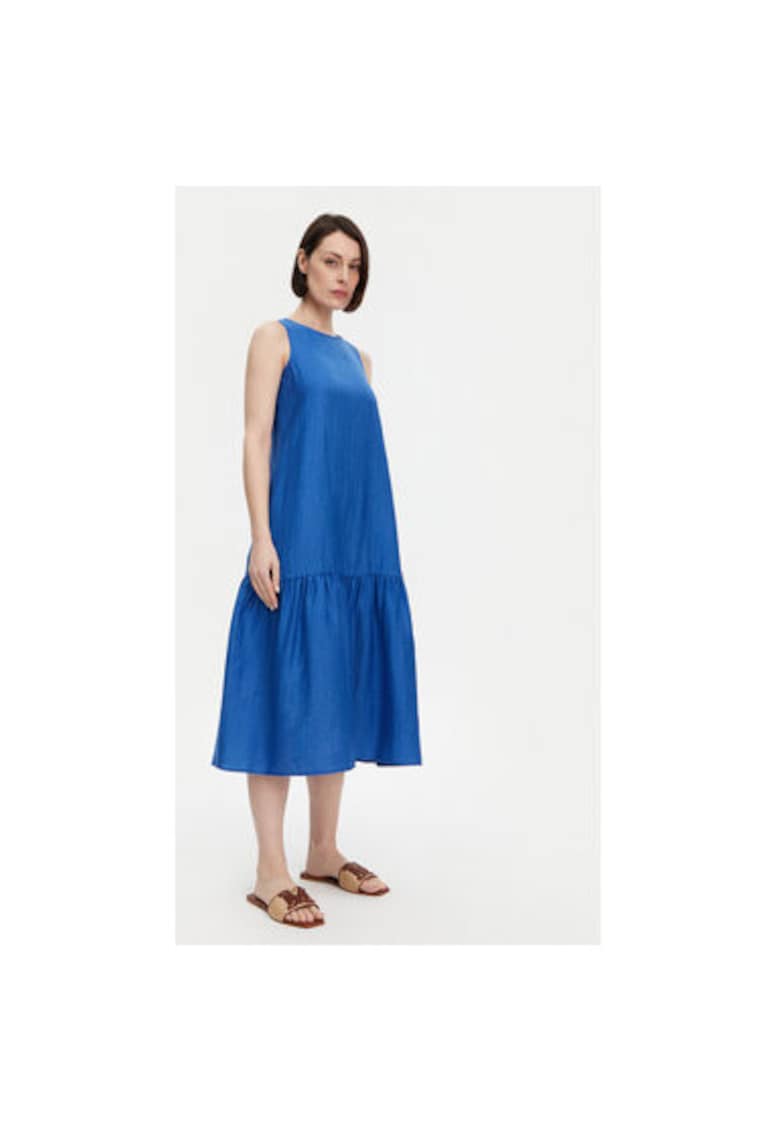 Rochie de vara dama  RP1MR066 - In/Poliester - Albastru