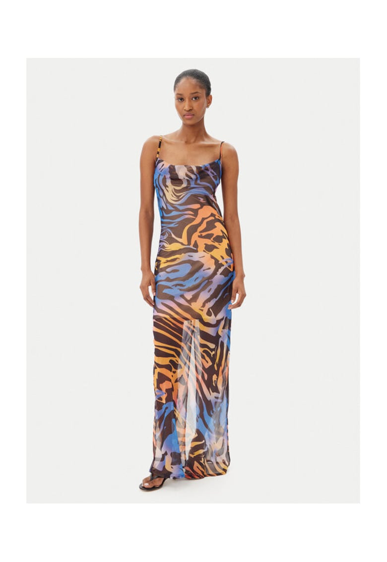 Rochie de vara dama  27066 - Poliester - Multicolor - Multicolor