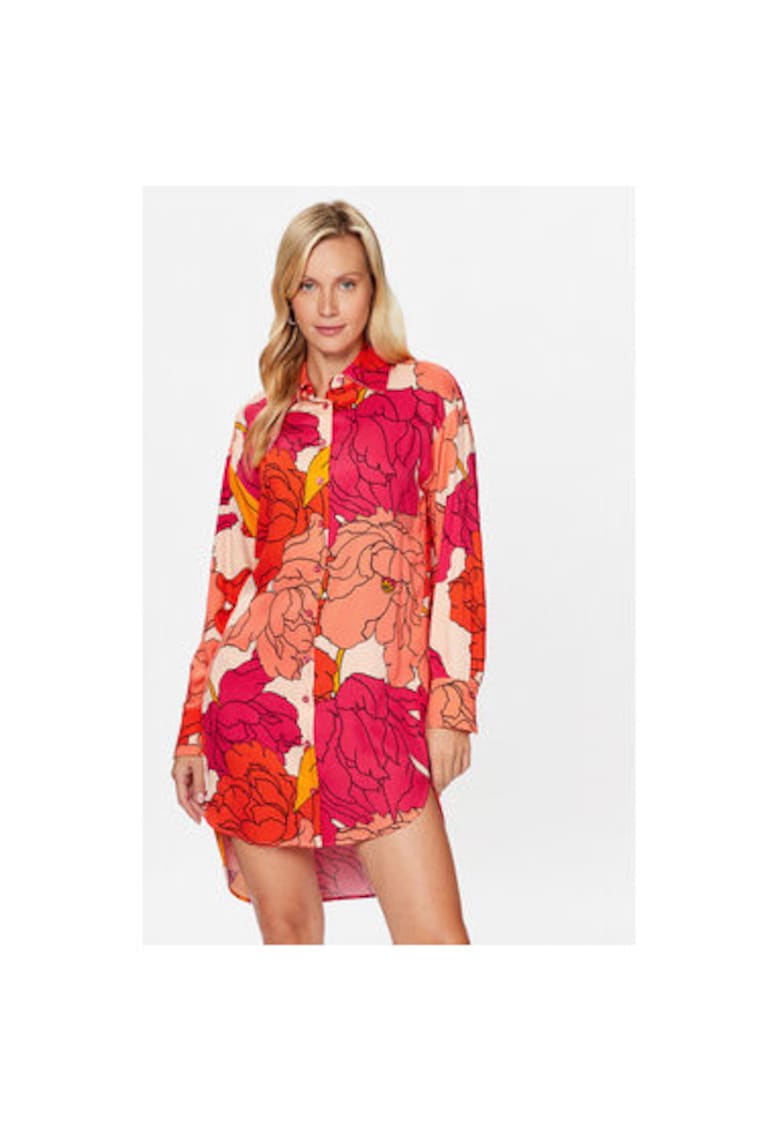 Rochie dama -  302463053 - Viscoza - Rosu