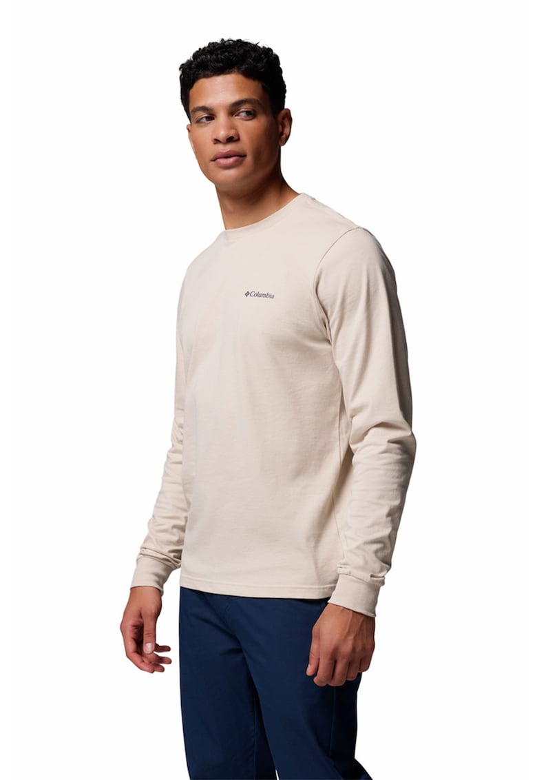 Bluza de bumbac organic Seasonal - Bej deschis