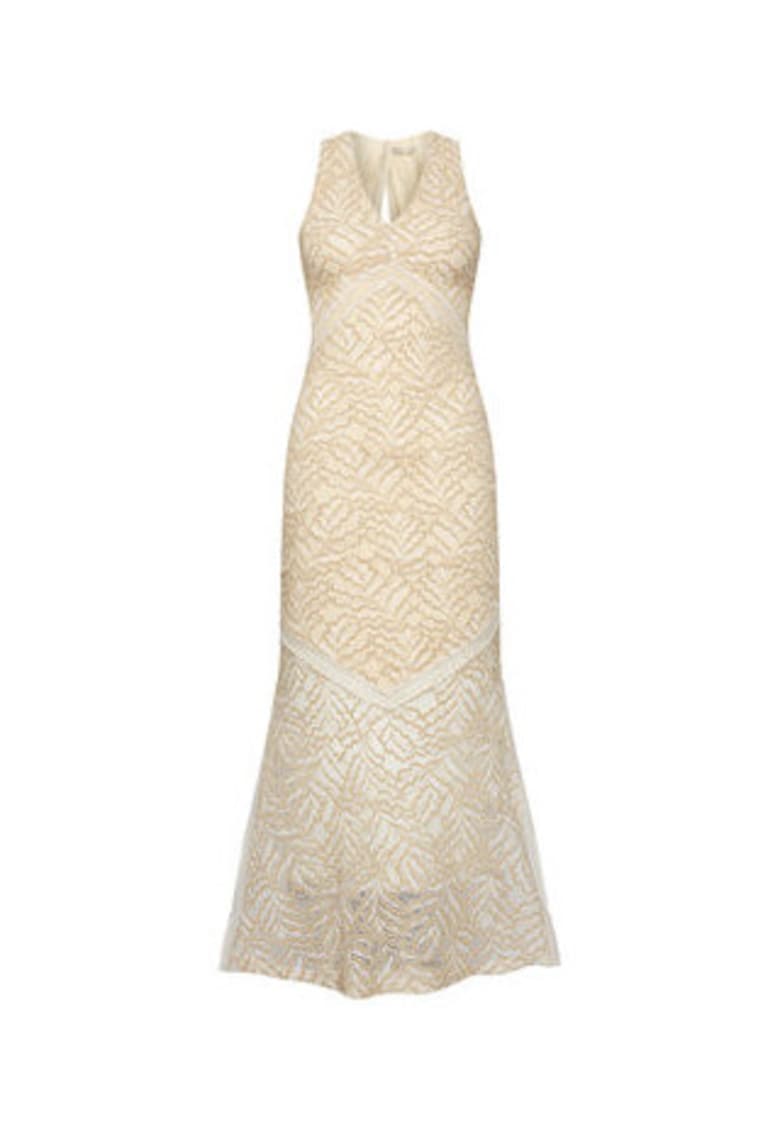 Rochie cocktail cu decolteu in V