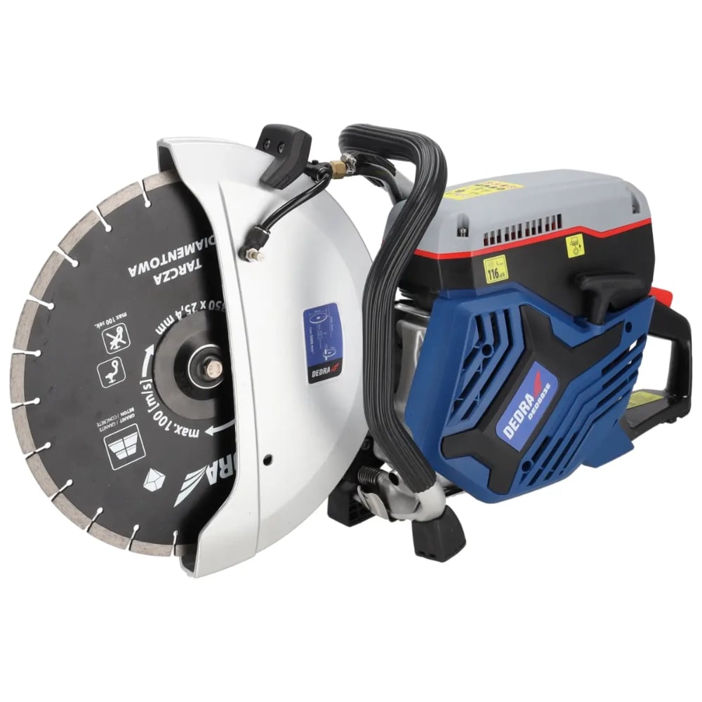 Motodebitor pe benzina pentru taiat beton/asfalt/metal Dedra DED8836, 3.5 KW, 74 cm³, 9500 RPM