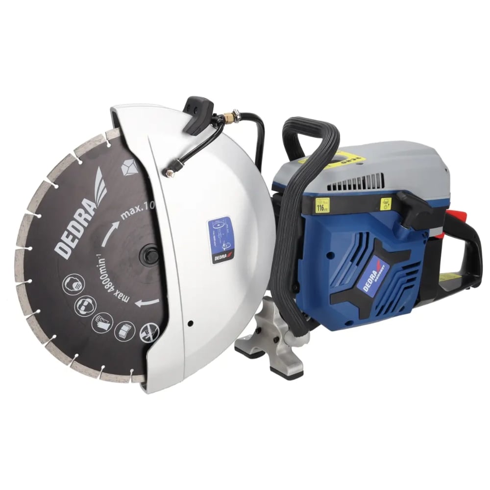 Motodebitor pe benzina pentru taiat beton/otel Dedra DED8837, 4.8 KW, 94 cm³, 8000 RPM