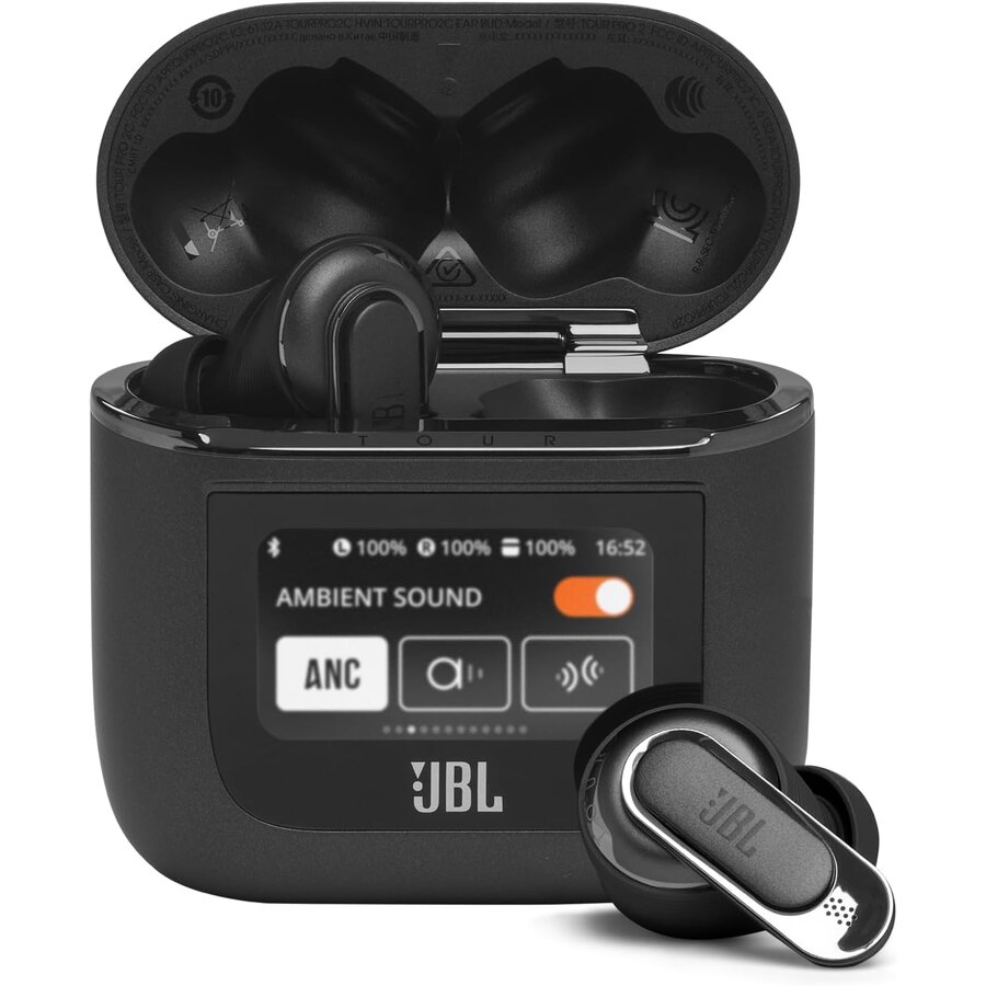 Casti Bluetooth Tour Pro 2 TWS True Adaptive Noise Cancelling Negru