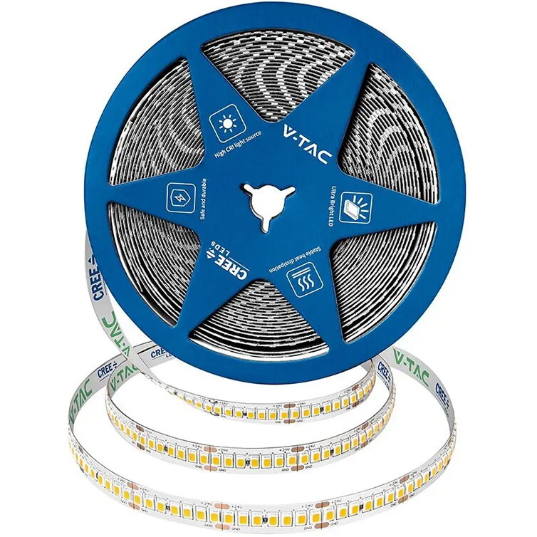 Banda LED 10MM 18W/M 24V IP20 Rola 10M 6500K CIP CREE
