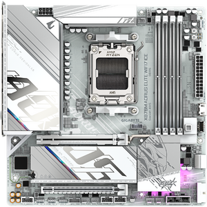 Placa de Baza X870M AORUS ELITE WIFI7 ICE AM5 DDR5 mATX