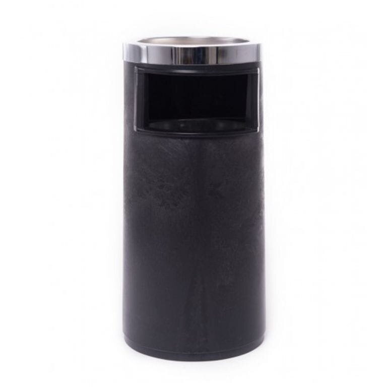 Cos de Gunoi C-106 Prevazut cu Scrumiera Baza de Plastic Cos Metalic Interior 20L
