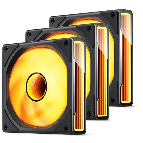 Ventilator ZK-120B ARGB PWM 120mm 3Pack Negru