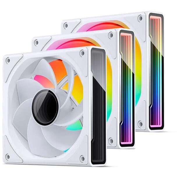 Ventilator ZK-120WR Reverse PWM A-RGB 120mm Alb
