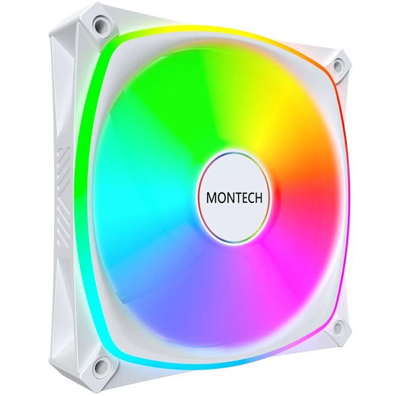 Ventilator RX120 PRO PWM Reverse ARGB 120mm Alb