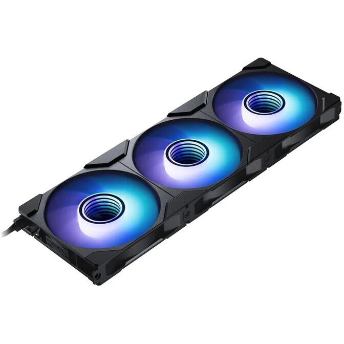 Ventilator M25 Gen2 PWM D-RGB  3Pack  Reverse Blade 120mm Negru