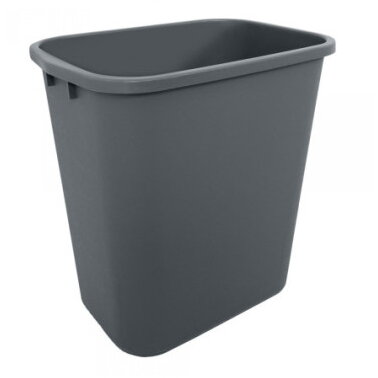 Cos de Gunoi B-034B Dreptunghiular 14L Gri/Galben