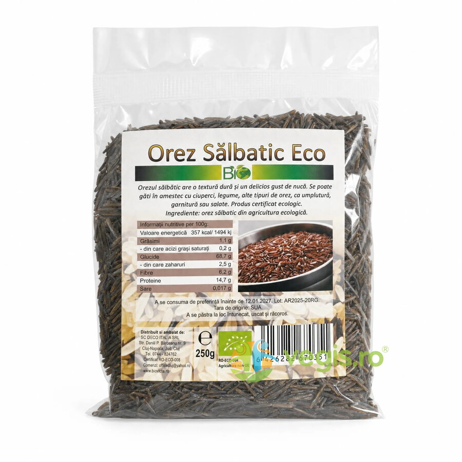 Orez Salbatic Ecologic/Bio 250g