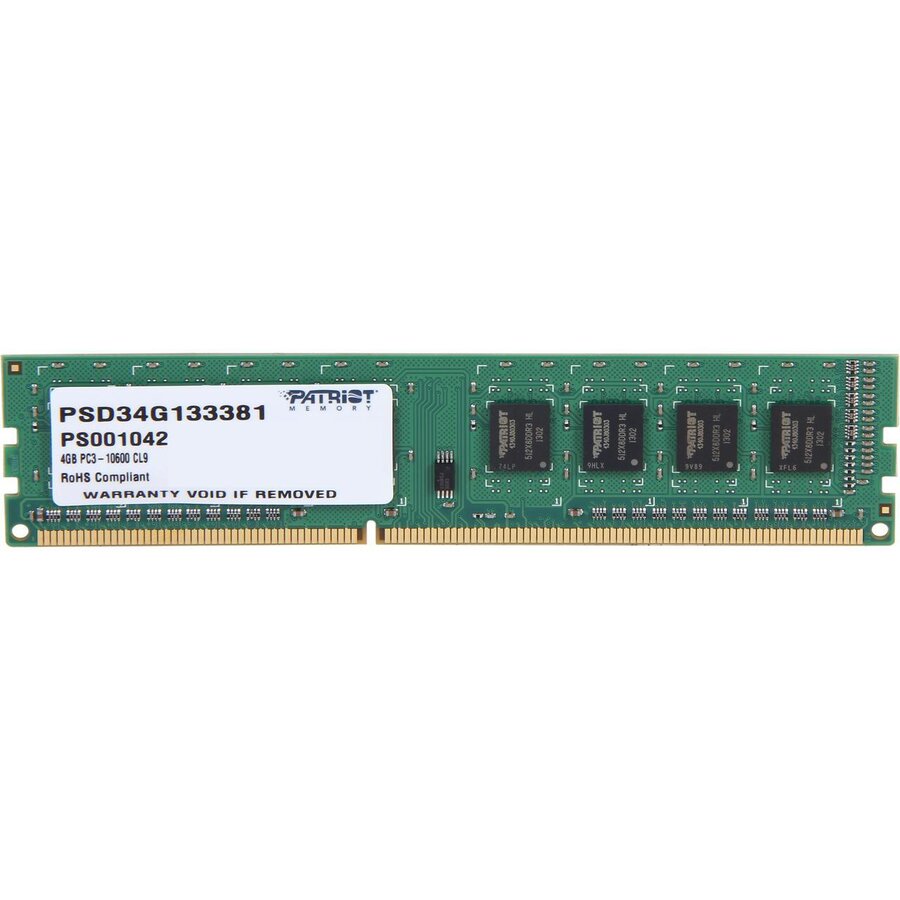 Memorie Patriot Signature Line 4gb Ddr3 1333mhz Cl9