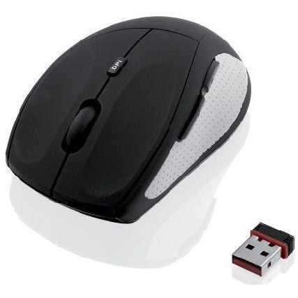 Mouse optic wireless I-BOX JAY PRO, negru-gri