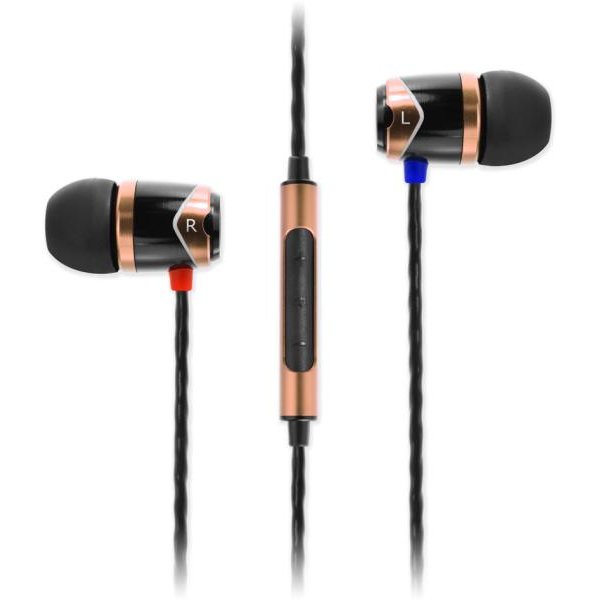 Casti SoundMAGIC E10C In-Ear, negru/auriu