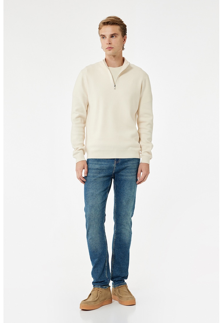 Blugi slim fit Brad - Albastru inchis