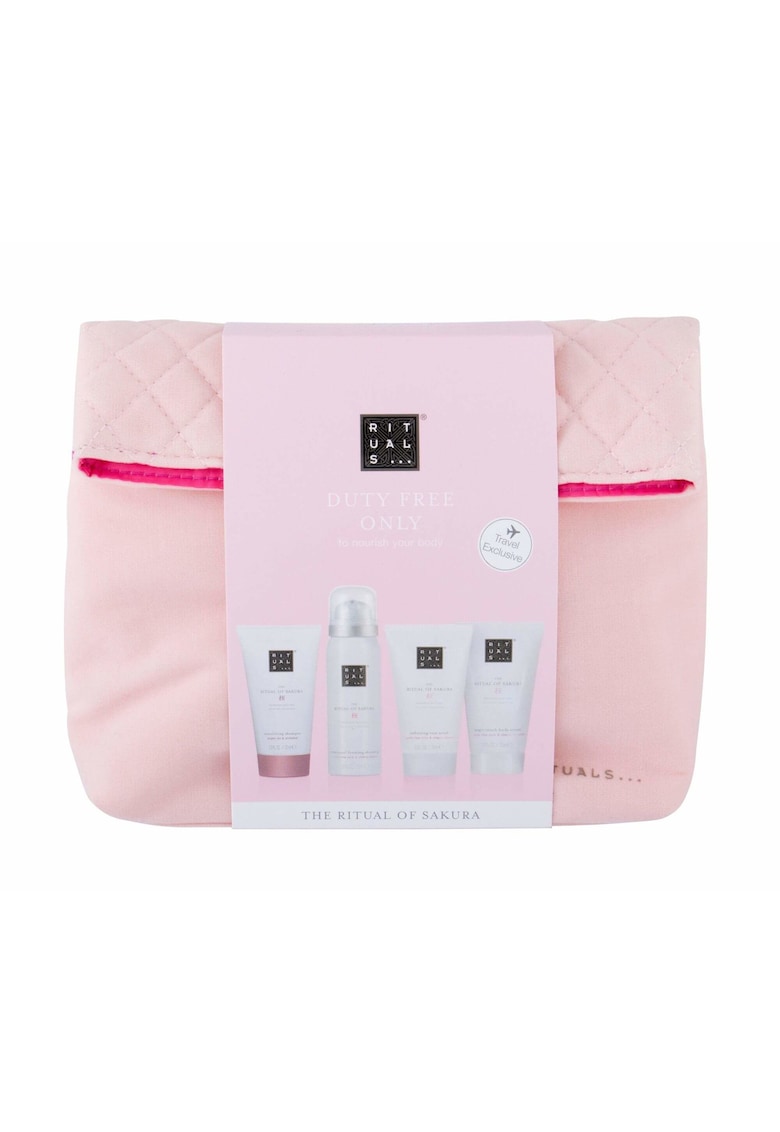 Set de ingrijire  Of Sakura 50ml Gel de dus spumant+70ml sampon+70ml balsam+70ml Crema de corp - Unisex